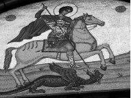 St George killing the dragon