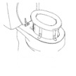 example of raised toilet insert 